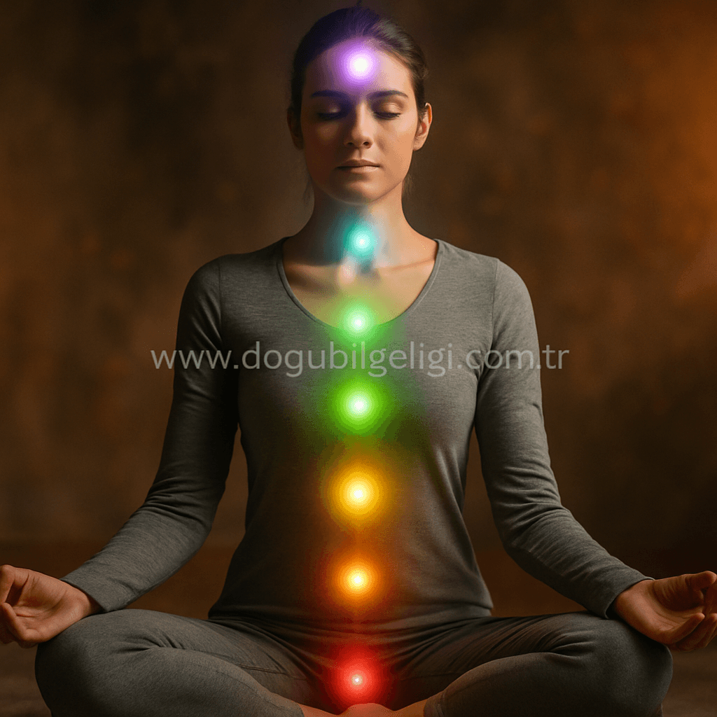 Kuantum fiziği temalı soyut dijital sanat, titreşen enerji dalgaları ve gözlemci etkisini simgeler.