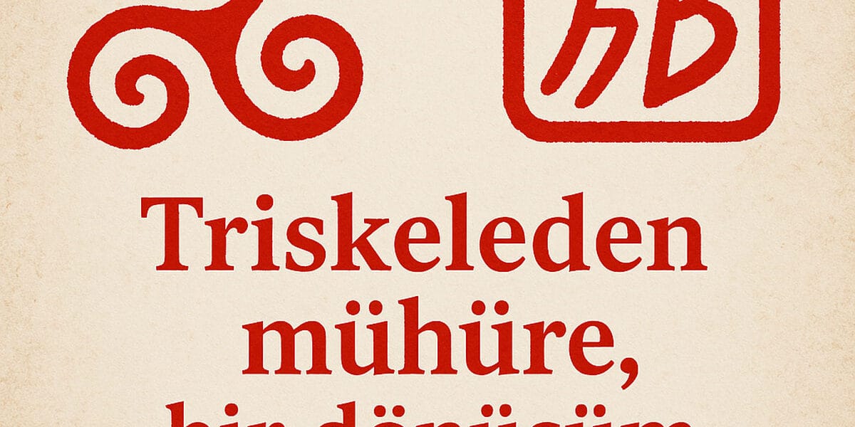 Triskele’den Mühüre: Kırmızı Triskele’den kırmızı mühüre enerji akışıyla sembolik dönüşüm