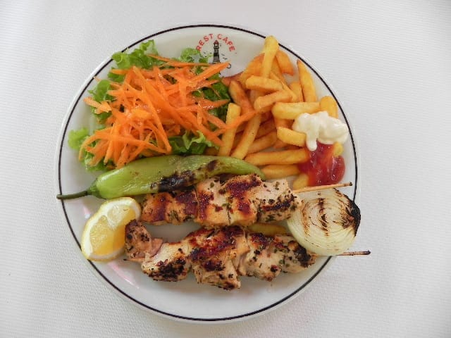 El Faro tavuk şiş tabağı