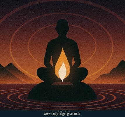 Ateş elementi (Fire element) dönüşüm, tutku ve ruhsal ışık sembolü – Kozmik Sessizlik yazı dizisi