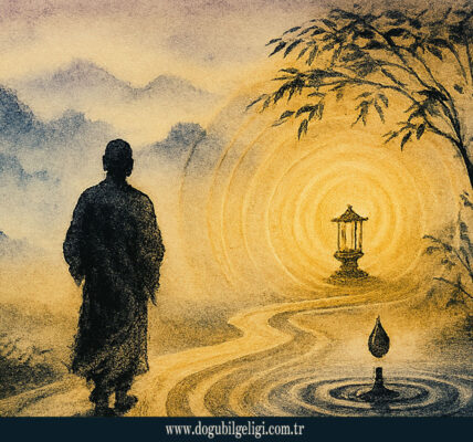 Ahlak ve Erdemin Yolu ile içsel aydınlanmayı temsil eden Doğu Bilgeliği görseli