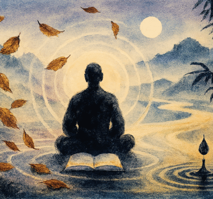 Doğayla Uyum ve Akış yolunu ve ruhsal dengeyi temsil eden Doğu Bilgeliği görseli