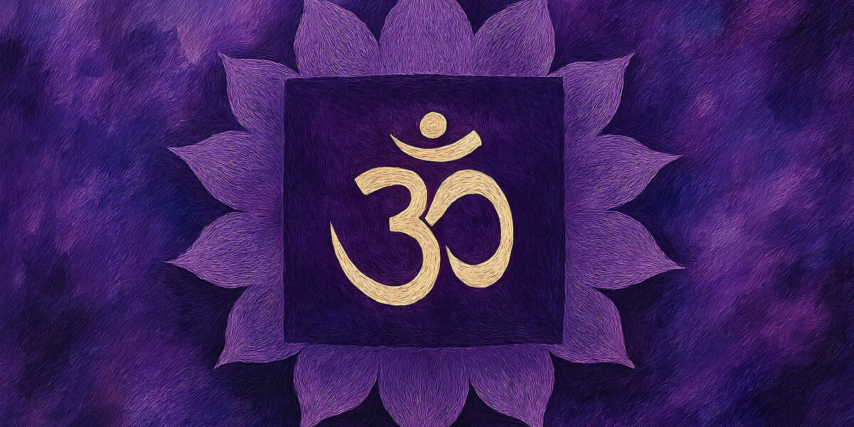 Taç Çakrası (Sahasrara) lotus sembolü – ilahi bilinç ve ruhsal aydınlanma