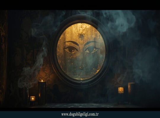 Tasavvuf ve Doğu bilgeliğinde ayna sembolü, kalp aynası ve hakikatle yüzleşmeyi temsil eden mistik görsel